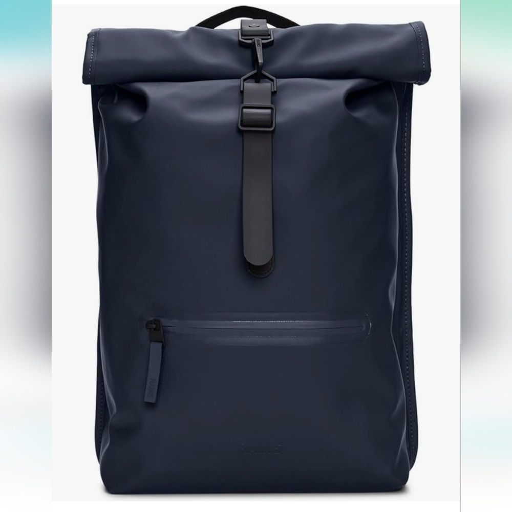 NWT  RAINS ZAINO ROLLTOP RUCKSACK W3 NAVY ART.13320